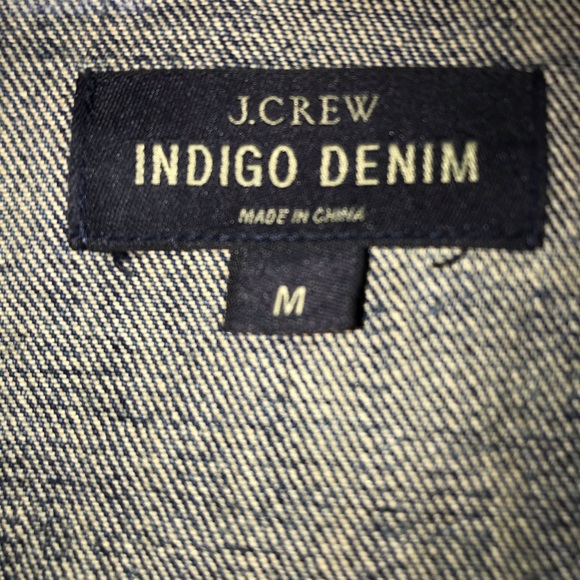 - “The Great Wave off Kanagawa” J. Crew denim jean jacket - Picture 3 of 4